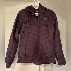 Columbia Women’s Dark Purple Puffer Jacket | Size Small